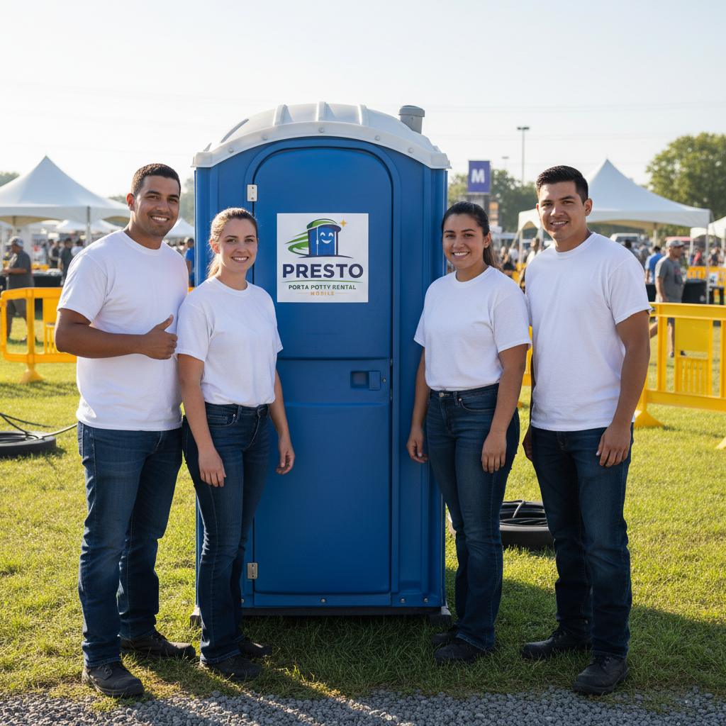Presto Porta Potty Rental Mobile event portable restrooms